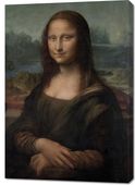 Obraz 70x100cm Mona Lisa, Da Vinci Vintage do Salonu