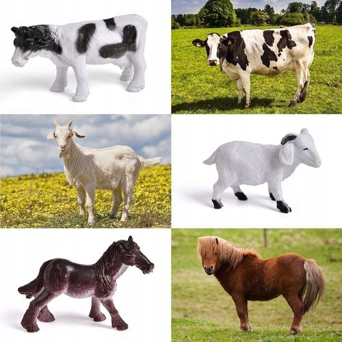 Traktor z Przyczepą Zestaw Dla Dzieci Farma Gospodarstwo Zwierzęta Stodoła na Arena.pl