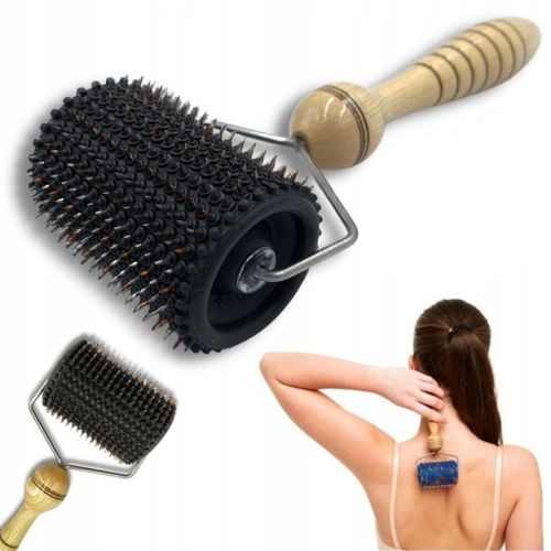 Aplikator LYAPKO WAŁEK do masażu z igłami uniwersalny CZARNY na Arena.pl