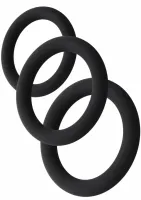 hidden desire stamina starter c-rings 3 pcs set silikonowe pierścienie 3