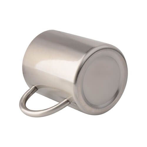 Kubek 450 ml ze stali nierdzewnej do sublimacji - srebrny na Arena.pl