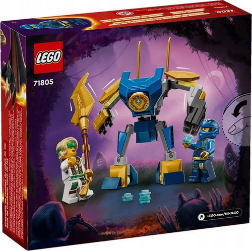 KLOCKI LEGO NINJAGO 71805 ZESTAW BITEWNY Z MECHEM JAYA 4 FIGURKI +TORBA na Arena.pl
