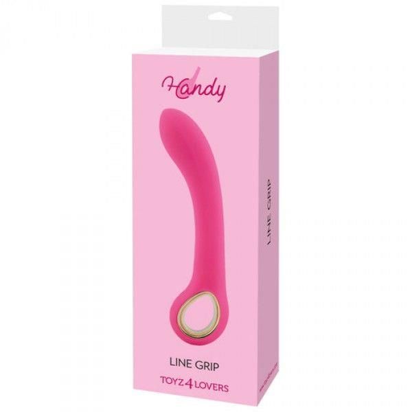 Wibrator-VIBRATORE CLASSICO HANDY LINE GRIP PINK zdjęcie 1