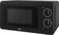 Kuchenka mikrofalowa wolnostojąca mikrofala mikrofalówka UD czarna 700W 20l