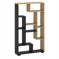 Regał ścienny podłogowy pion poziom czarny rzemieślnik