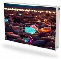 Mata magnetyczna magnes na grzejnik kaloryfer na wymiar KAMIENIE ŚWIECĄCE