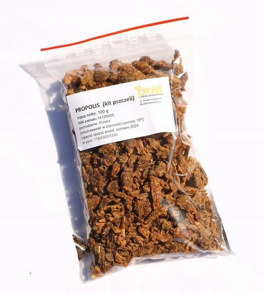propolis (kit pszczeli) surowy polski 100 g zdjęcie 1