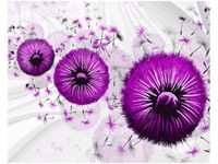 40CM 50CM OBRAZEK ŚCIENNY FIOLETOWE DMUCHAWCE 4 DRUK PŁÓTNO OBRAZ