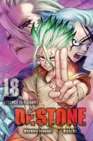 Manga o kamiennym świecie sile nauki i ratowaniu ludzkości Dr. Stone Tom 18