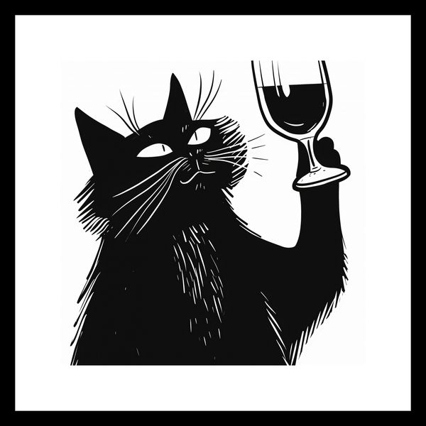 Plakat 20x20cm Koci Wirtuoz zdjęcie 3