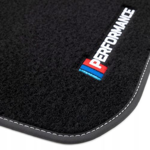 Dywaniki welurowe LOGO M BMW 3 E90 2004-2011 na Arena.pl