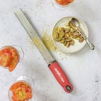 TARKA do Sera Czekolady Cytrusów Warzyw Zester Koralowy RÓŻ Microplane