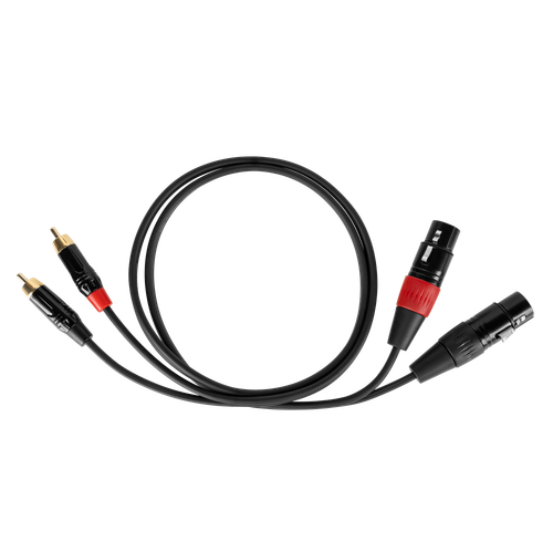 Kabel połączeniowy Cabletech  XLR - 2RCA  1m na Arena.pl