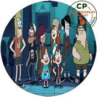 Opłatek na tort Wodogrzmoty Małe/Gravity Falls