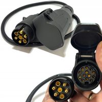 Adapter PRZEJŚCIÓWKA PRZYCZEPY 7 na 13 pin 7/13 KABEL HAK redukcja gniazdo