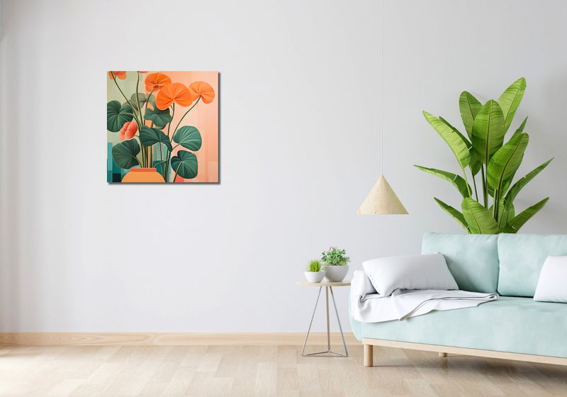 Obraz 60x60cm Kwiatowa Harmonia zdjęcie 2