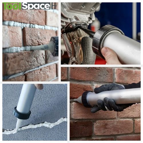 WYCISKACZ DO MAS GĘSTYCH USZCZELNIAJĄCYCH 600ml PISTOLET KLEJU na Arena.pl