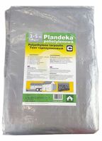 Plandeka mocna 3x5 m 120 g srebrna PE Can Agri