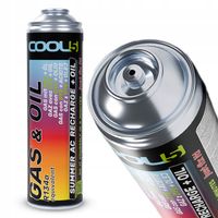 GAZ DO NABICIA KLIMATYZACJI AUT R134a R12 CZYNNIK CHŁODNICZY COOL5 2w1 0,5l