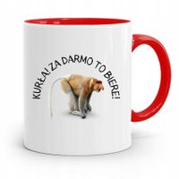 Kubek Czerwony Nosacz Janusz Za Darmo To Biere Z Nadrukiem Ze Zdjęciem