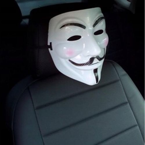Maska na twarz ANONYMUOS V jak VENDETTA na Arena.pl