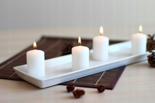 Świece pieńkowe walce BISPOL Aura sw40/80-030 (czerwone) ~9h 4szt. na Arena.pl