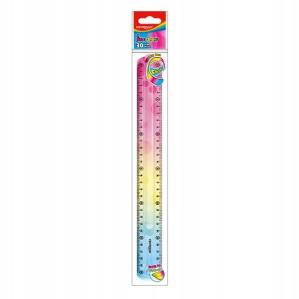 LINIJKA, KEYROAD, 30CM, ELASTYCZNA, zdjęcie 1