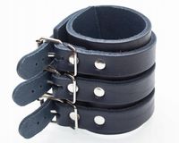 Opaska na nadgarstek skórzana