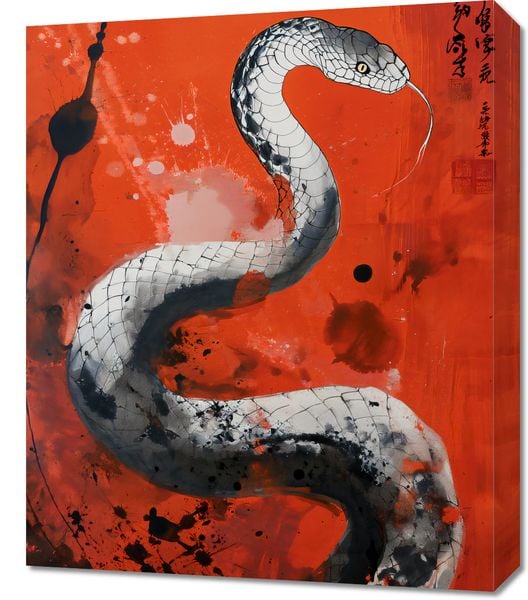 Obraz 50x60cm Smoczy Oddech Węża zdjęcie 1