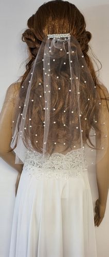 Welon ślubny Wieczor Panieński perelki krótki na Arena.pl