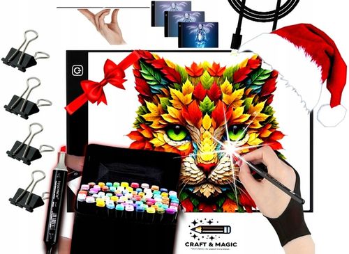 TABLET GRAFICZNY - ROZMIAR A4 - PREZENT POD CHOINKĘ - DESKA KREŚLARSKA na Arena.pl