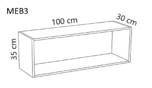 meblościanka LOFT 4 (push-open) na Arena.pl