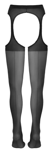 cottelli legwear rajstopy czarne z koronką i szwem 20 den na Arena.pl