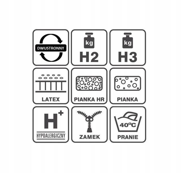 MATERAC PARANA JUNIOR PIANKA HR LATEKS 80x160x10 zdjęcie 3