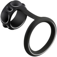 Podwójny Pierścień Na Penisa I Jądra Stymuluje Pochwę Wydłuża Sex U Panów