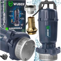 POMPA DO WODY BRUDNEJ CZYSTEJ ZANURZENIOWA SITKO SITO SZAMBA 2100W 1"