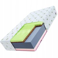 Materac piankowy 80x200 WYGODA PREMIUM 22 CM WYSOKOŚCI VISCO PROFILOWANY