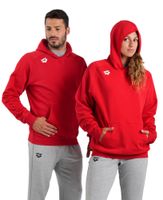 Bluza sportowa z kapturem ocieplana Arena Team Hooded Unisex Sweat Red L