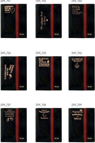 Portfel z grawerem TWÓJ TEKST personalizowany IMIĘ na Arena.pl