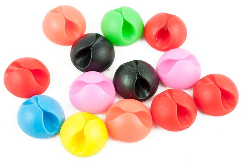 KX9269 Samoprzylepny organizer kabli CABLE DROP silikon zdjęcie 9