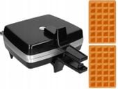 Profesjonalna Gofrownica DEZAL 301.5 Kratka 4x7 1300W Czarna 2 Gofry