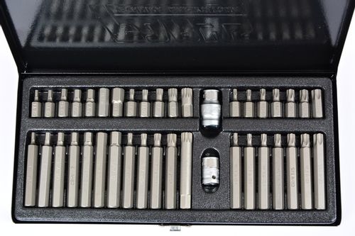 ZESTAW BITÓW KOŃCÓWKI IMBUS TORX SPLINE 40el FARYS na Arena.pl