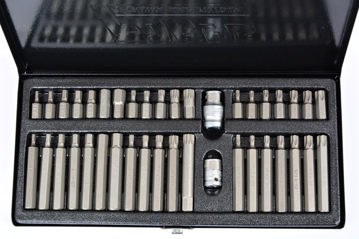 ZESTAW BITÓW KOŃCÓWKI IMBUS TORX SPLINE 40el FARYS zdjęcie 6