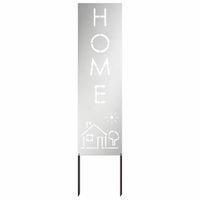 Ekran zapewniający prywatność w ogrodzie Srebrny 32 x 140 cm