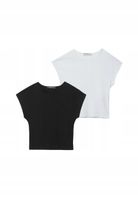 T-shirt Stradivarius PACK OF 2 FITTED L