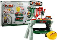 ND24_1214 WARSZTAT STOLIK Z NARZĘDZIAMI KASK PIL