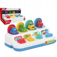 Zabawka Edukacyjna Wyskakujące Pojazdy POP-UP Interaktywne Autka Statek