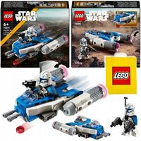LEGO STAR WARS Klocki 75391 Myśliwiec Y-Wing kapitana Rexa Prezent