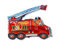 Balon foliowy "Wóz strażacki", 24 cale [balon z helem]