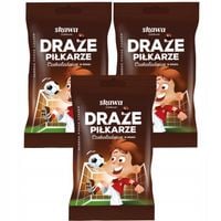 Wadowice Skawa Piłkarze Draże czekoladowe w smaku 70 g x 3 sztuk